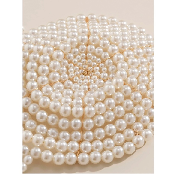 Faux Pearl Jewelry Bra - Picture 5 of 6